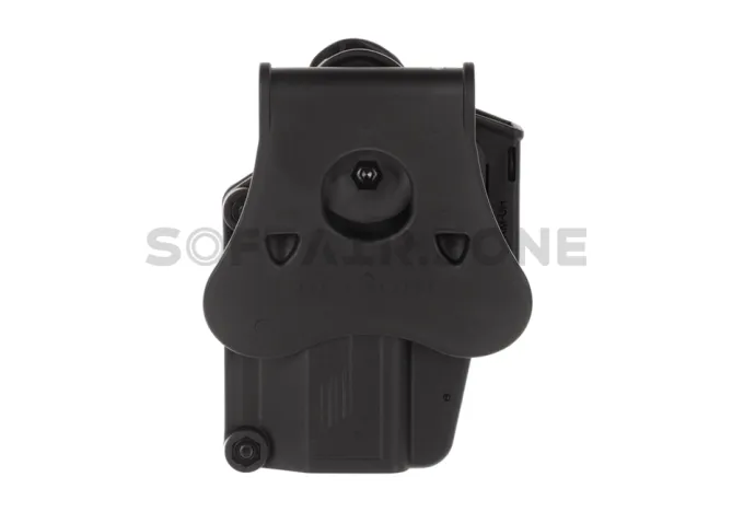 Amomax Universal Per-Fit Paddle Holster Black passt für über 200 Pistolentypen rechts Händer